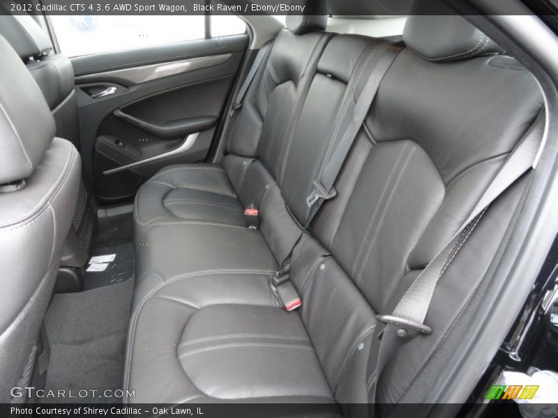 Rear Seat of 2012 CTS 4 3.6 AWD Sport Wagon