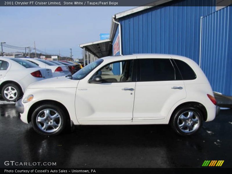 Stone White / Taupe/Pearl Beige 2001 Chrysler PT Cruiser Limited