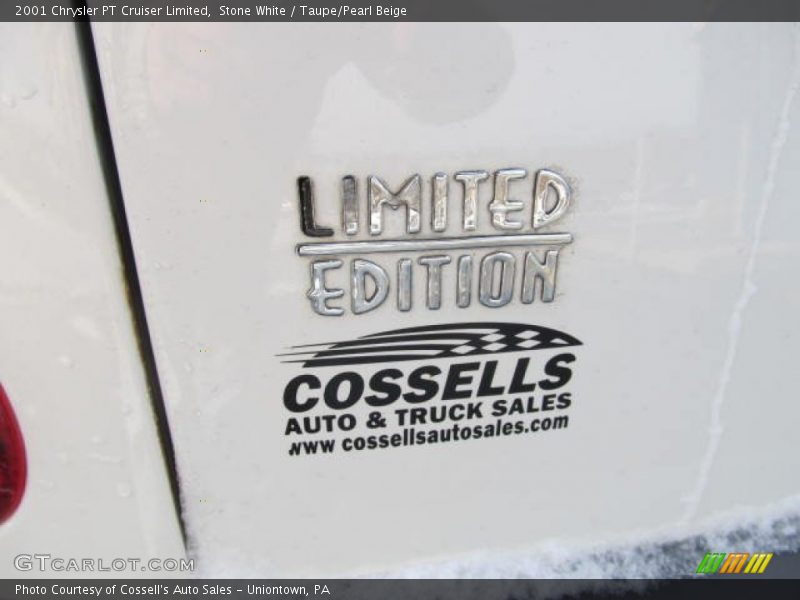 Stone White / Taupe/Pearl Beige 2001 Chrysler PT Cruiser Limited