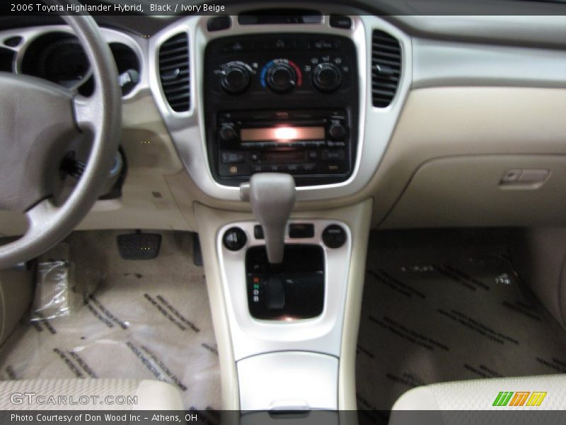 Black / Ivory Beige 2006 Toyota Highlander Hybrid