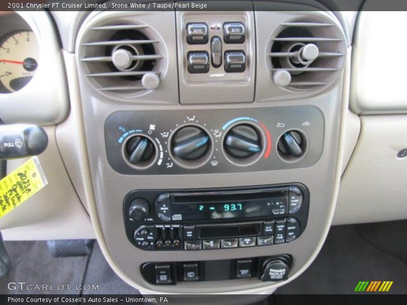Stone White / Taupe/Pearl Beige 2001 Chrysler PT Cruiser Limited