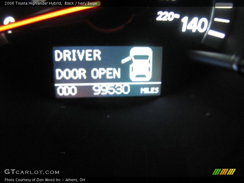Black / Ivory Beige 2006 Toyota Highlander Hybrid