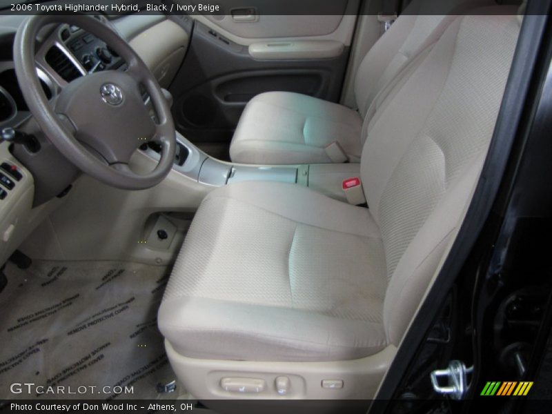 Black / Ivory Beige 2006 Toyota Highlander Hybrid