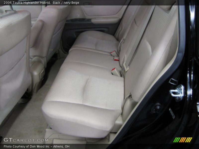 Black / Ivory Beige 2006 Toyota Highlander Hybrid