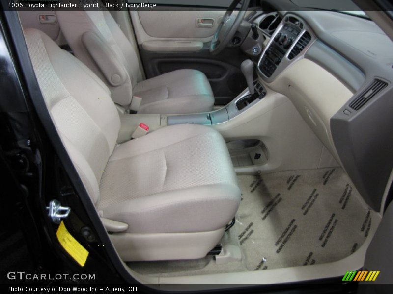 Black / Ivory Beige 2006 Toyota Highlander Hybrid