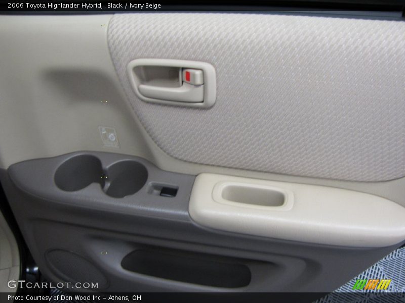 Black / Ivory Beige 2006 Toyota Highlander Hybrid