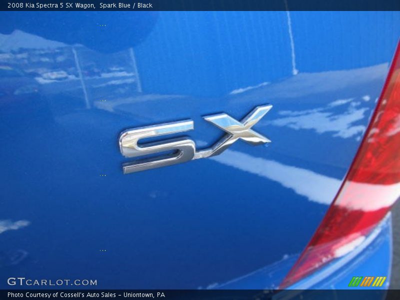 Spark Blue / Black 2008 Kia Spectra 5 SX Wagon