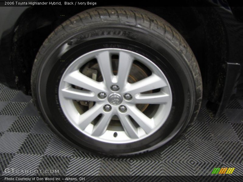 Black / Ivory Beige 2006 Toyota Highlander Hybrid