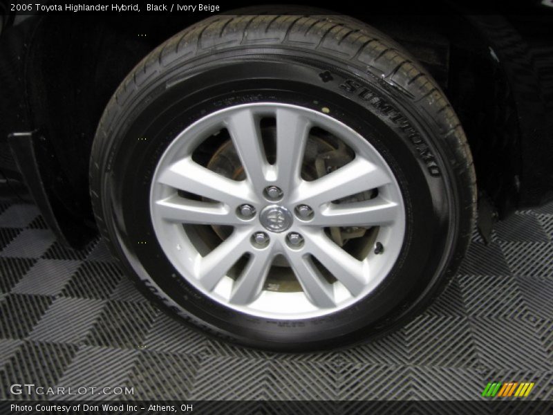 Black / Ivory Beige 2006 Toyota Highlander Hybrid