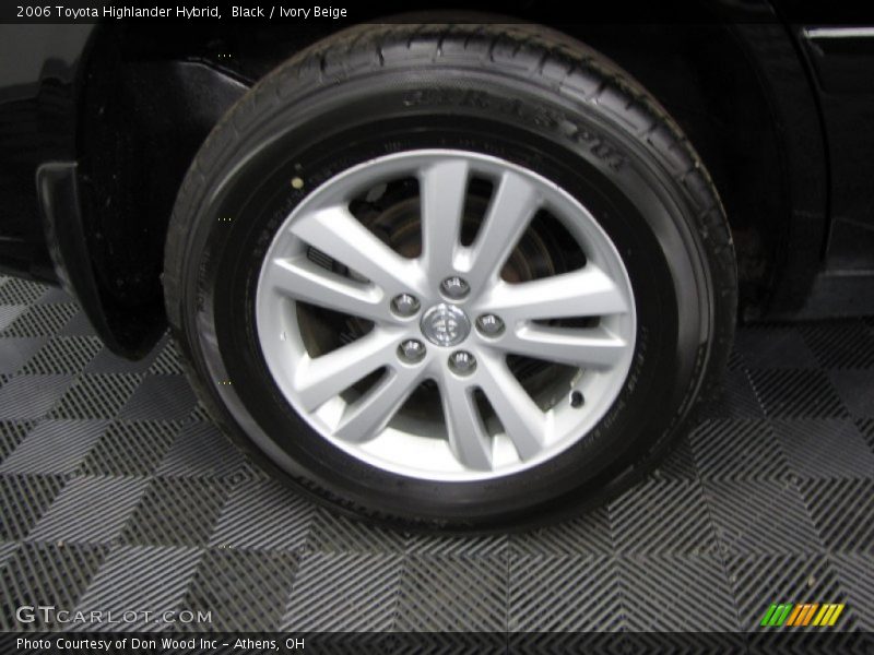 Black / Ivory Beige 2006 Toyota Highlander Hybrid
