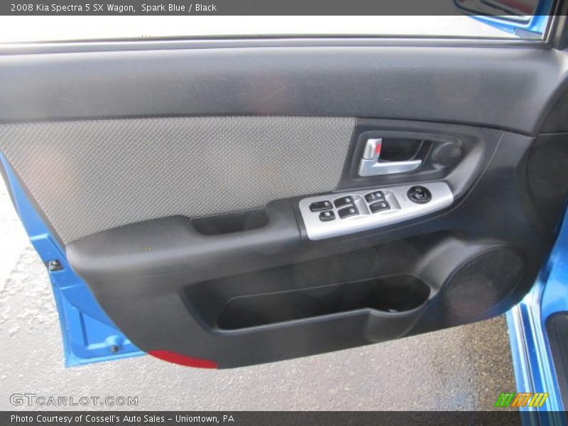 Spark Blue / Black 2008 Kia Spectra 5 SX Wagon