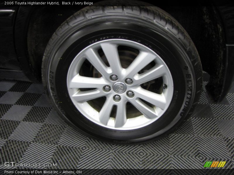 Black / Ivory Beige 2006 Toyota Highlander Hybrid