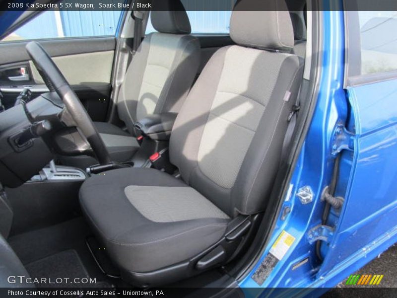 Spark Blue / Black 2008 Kia Spectra 5 SX Wagon