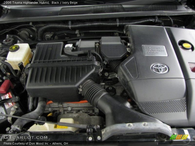 Black / Ivory Beige 2006 Toyota Highlander Hybrid