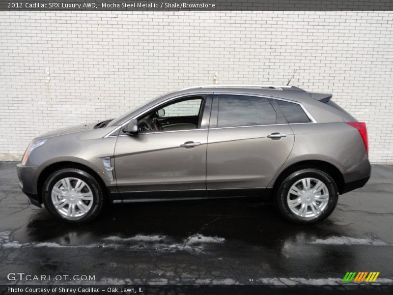 Mocha Steel Metallic / Shale/Brownstone 2012 Cadillac SRX Luxury AWD