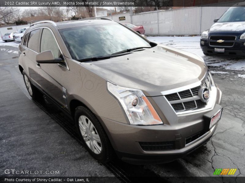 Mocha Steel Metallic / Shale/Brownstone 2012 Cadillac SRX Luxury AWD