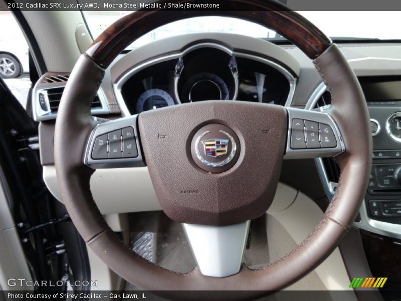 Mocha Steel Metallic / Shale/Brownstone 2012 Cadillac SRX Luxury AWD
