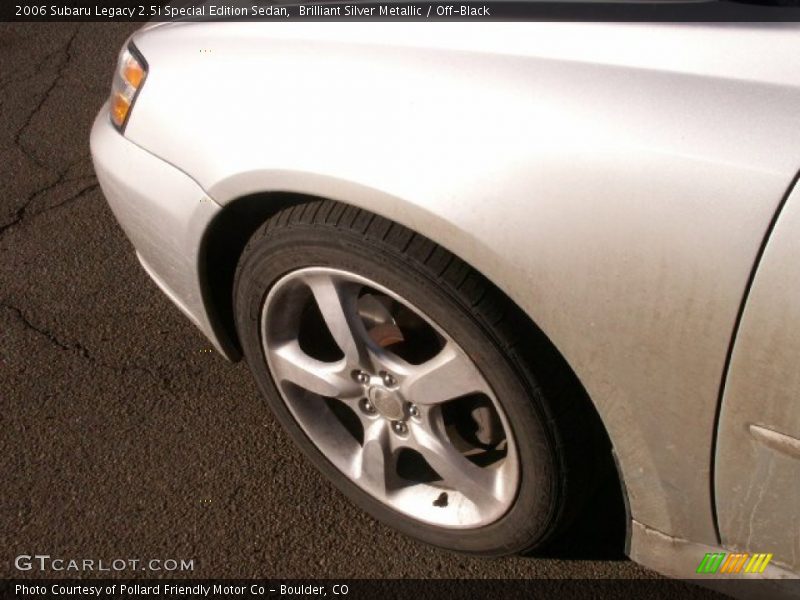 Brilliant Silver Metallic / Off-Black 2006 Subaru Legacy 2.5i Special Edition Sedan
