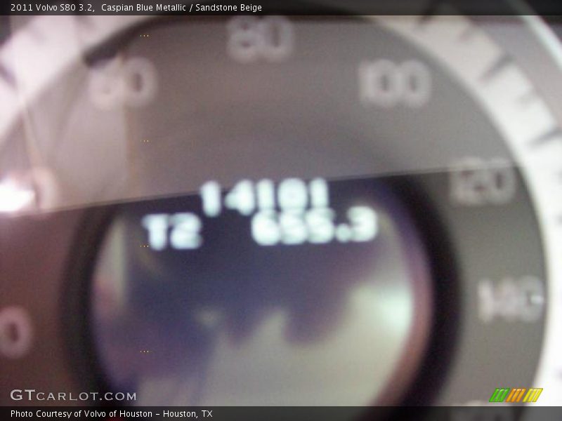 Caspian Blue Metallic / Sandstone Beige 2011 Volvo S80 3.2