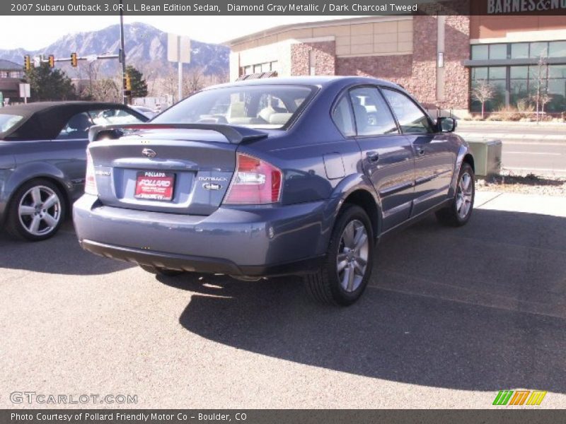Diamond Gray Metallic / Dark Charcoal Tweed 2007 Subaru Outback 3.0R L.L.Bean Edition Sedan
