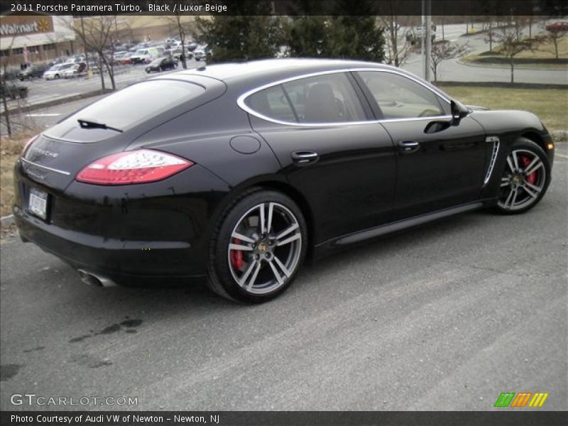 Black / Luxor Beige 2011 Porsche Panamera Turbo