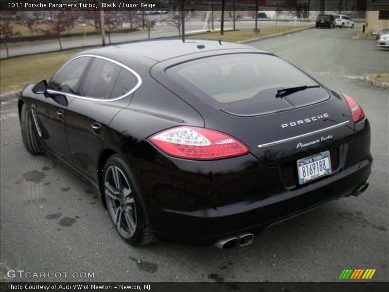 Black / Luxor Beige 2011 Porsche Panamera Turbo
