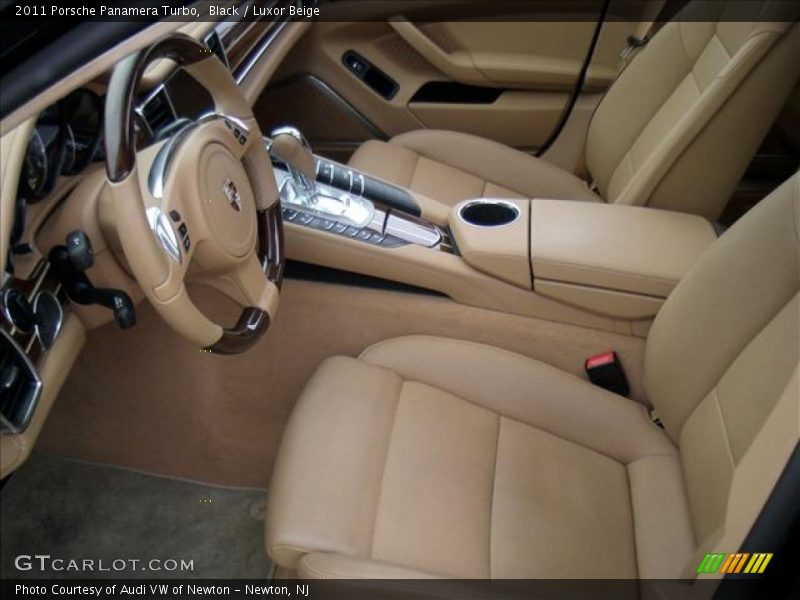 Black / Luxor Beige 2011 Porsche Panamera Turbo