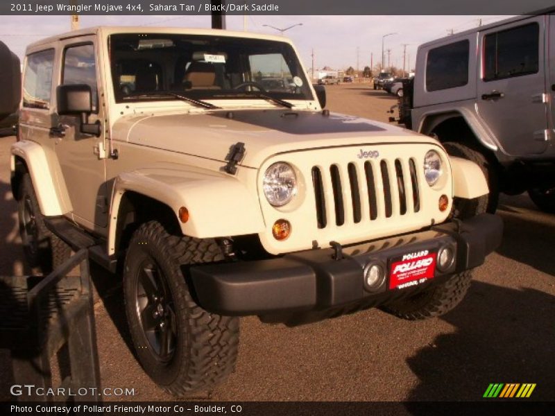 Sahara Tan / Black/Dark Saddle 2011 Jeep Wrangler Mojave 4x4