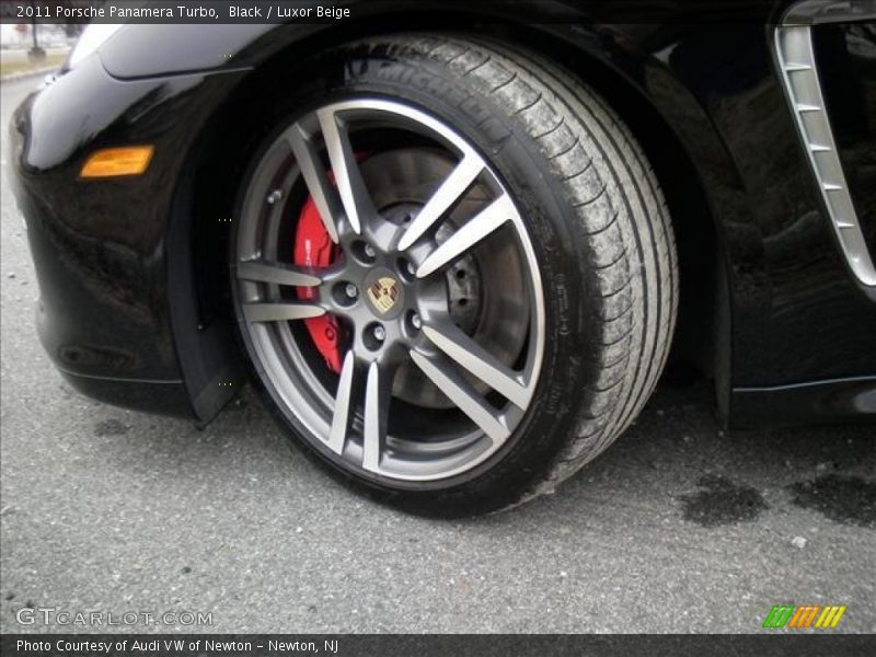 Black / Luxor Beige 2011 Porsche Panamera Turbo