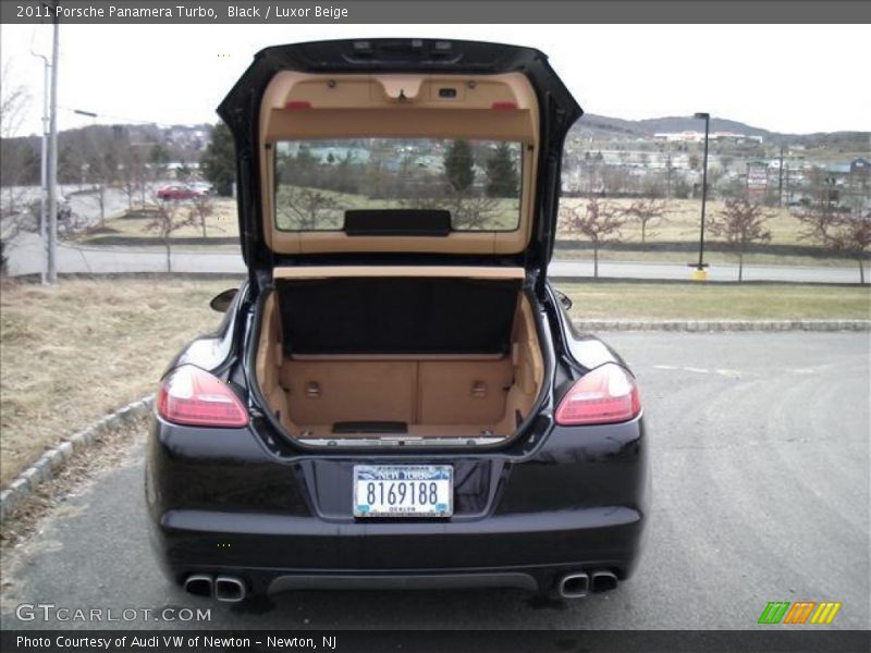 Black / Luxor Beige 2011 Porsche Panamera Turbo