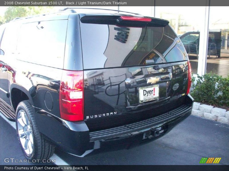 Black / Light Titanium/Dark Titanium 2008 Chevrolet Suburban 1500 LT