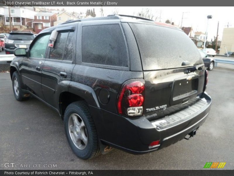 Black Granite Metallic / Ebony 2008 Chevrolet TrailBlazer LT 4x4