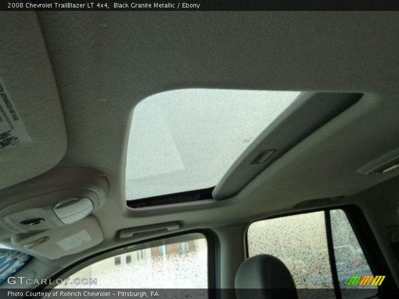 Black Granite Metallic / Ebony 2008 Chevrolet TrailBlazer LT 4x4