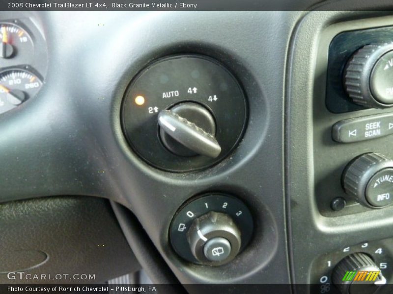 Black Granite Metallic / Ebony 2008 Chevrolet TrailBlazer LT 4x4