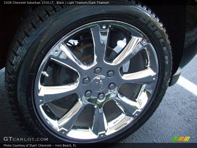 Black / Light Titanium/Dark Titanium 2008 Chevrolet Suburban 1500 LT