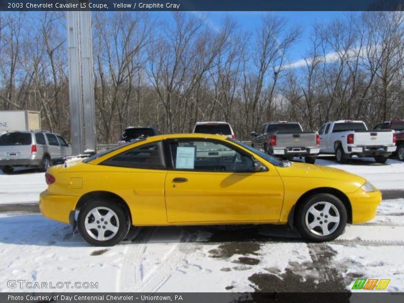  2003 Cavalier LS Coupe Yellow