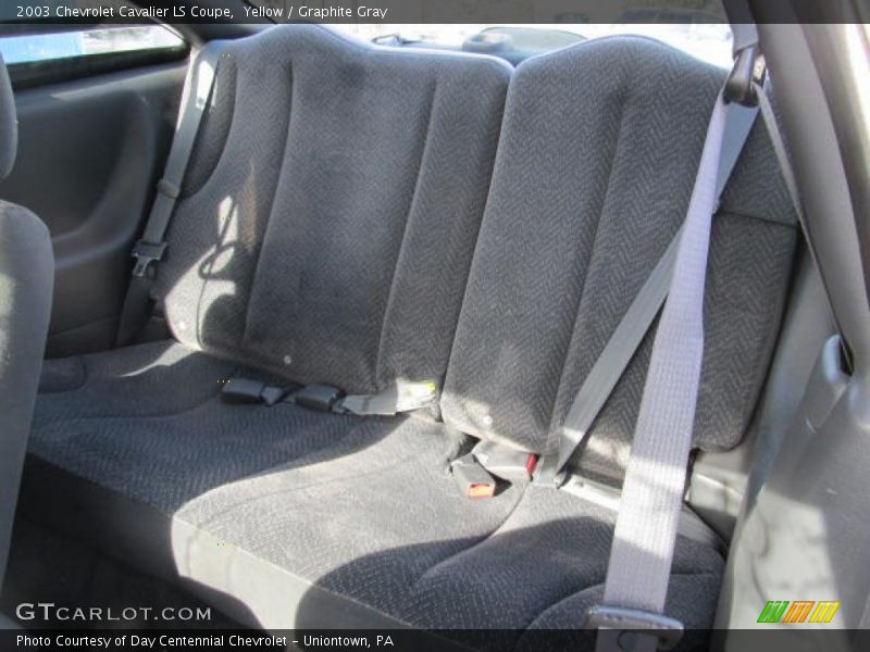 Yellow / Graphite Gray 2003 Chevrolet Cavalier LS Coupe