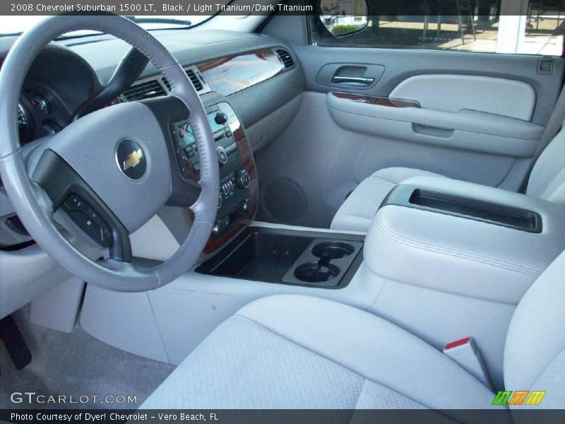 Black / Light Titanium/Dark Titanium 2008 Chevrolet Suburban 1500 LT