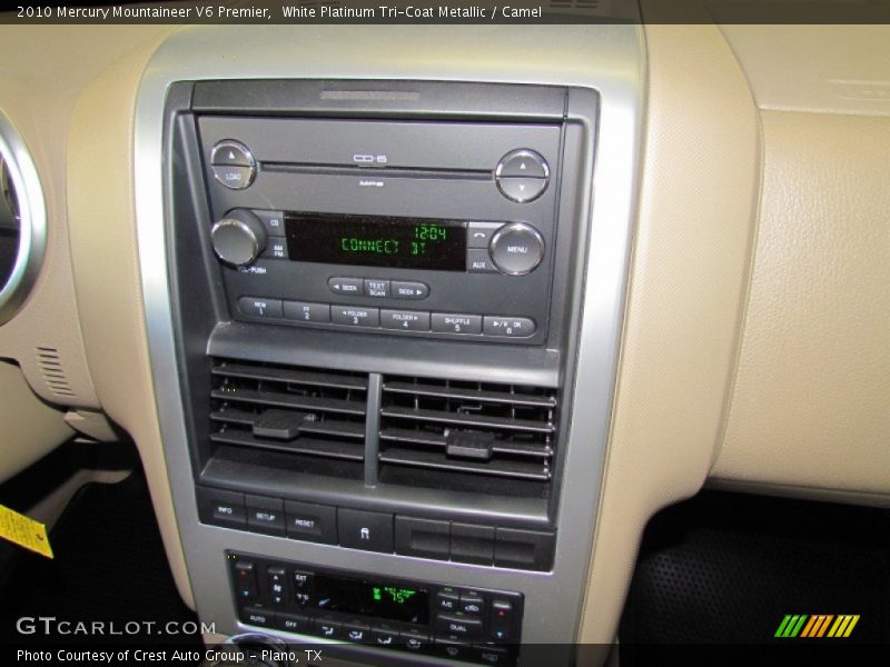 White Platinum Tri-Coat Metallic / Camel 2010 Mercury Mountaineer V6 Premier