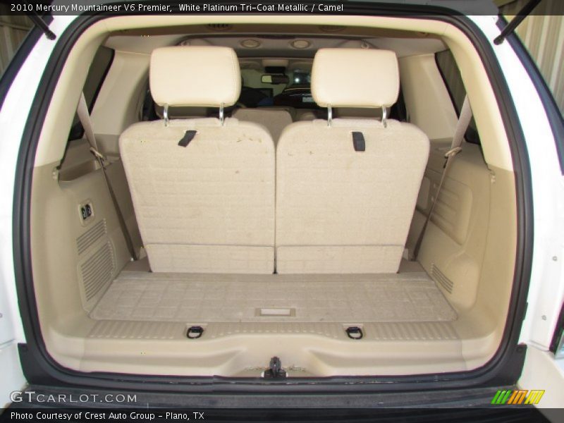 White Platinum Tri-Coat Metallic / Camel 2010 Mercury Mountaineer V6 Premier