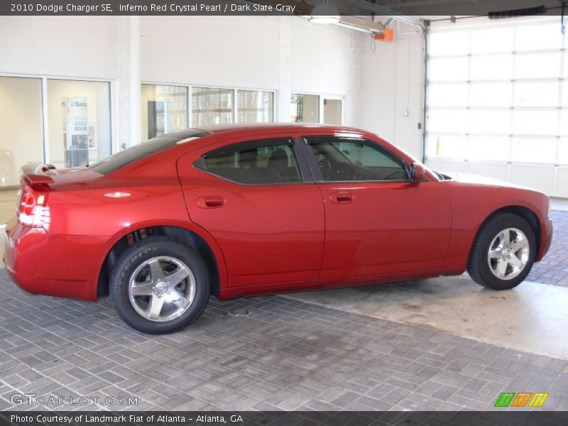 Inferno Red Crystal Pearl / Dark Slate Gray 2010 Dodge Charger SE