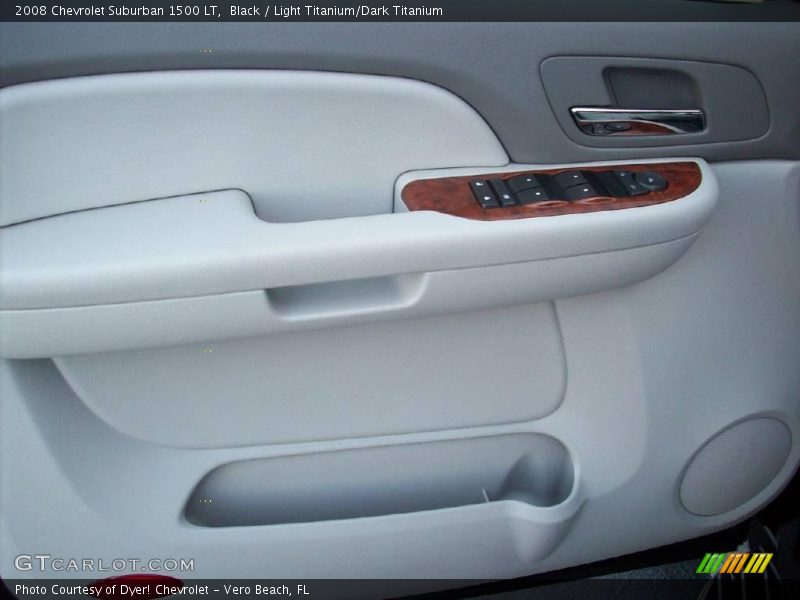 Black / Light Titanium/Dark Titanium 2008 Chevrolet Suburban 1500 LT