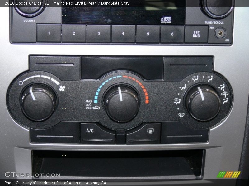 Inferno Red Crystal Pearl / Dark Slate Gray 2010 Dodge Charger SE
