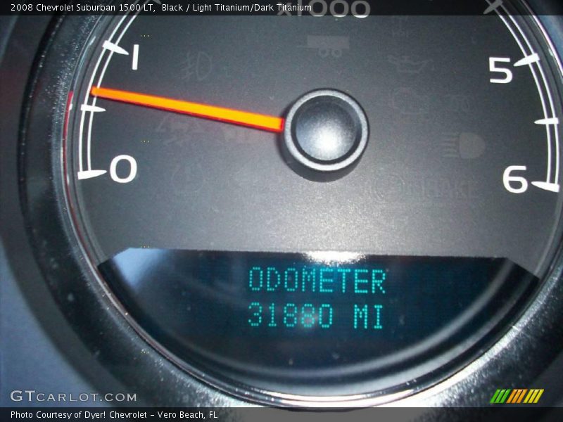 Black / Light Titanium/Dark Titanium 2008 Chevrolet Suburban 1500 LT