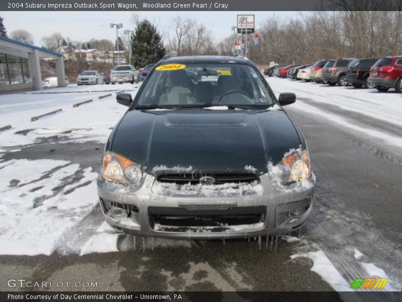 Woodland Green Pearl / Gray 2004 Subaru Impreza Outback Sport Wagon