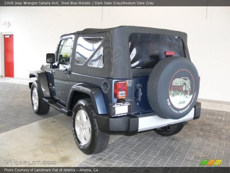 Steel Blue Metallic / Dark Slate Gray/Medium Slate Gray 2008 Jeep Wrangler Sahara 4x4
