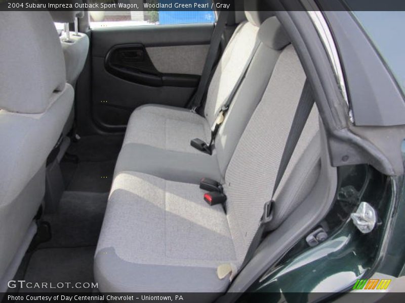 Woodland Green Pearl / Gray 2004 Subaru Impreza Outback Sport Wagon