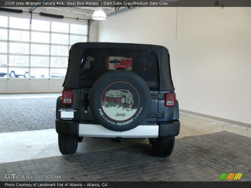 Steel Blue Metallic / Dark Slate Gray/Medium Slate Gray 2008 Jeep Wrangler Sahara 4x4