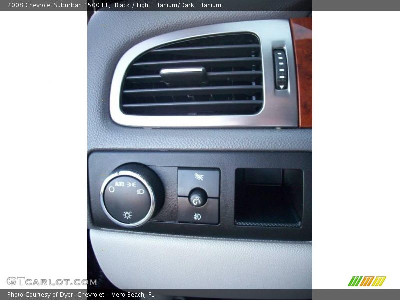 Black / Light Titanium/Dark Titanium 2008 Chevrolet Suburban 1500 LT