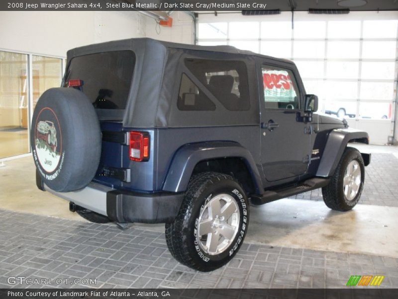 Steel Blue Metallic / Dark Slate Gray/Medium Slate Gray 2008 Jeep Wrangler Sahara 4x4